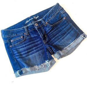 American Eagle Denim Cut Off Stretch Jean Shorts